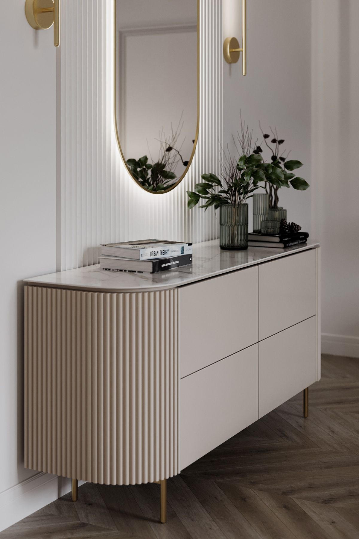 дизайн спальни в стиле неоклассика