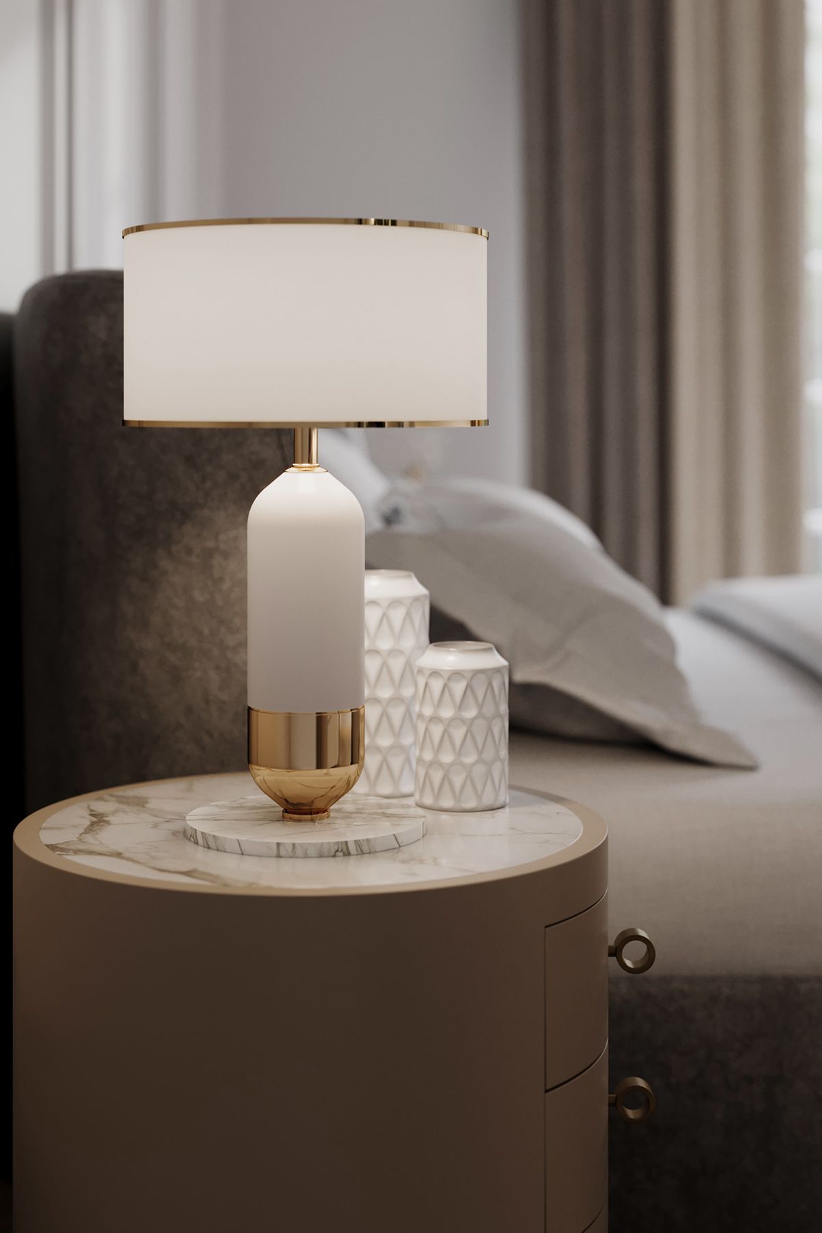 дизайн спальни в стиле неоклассика