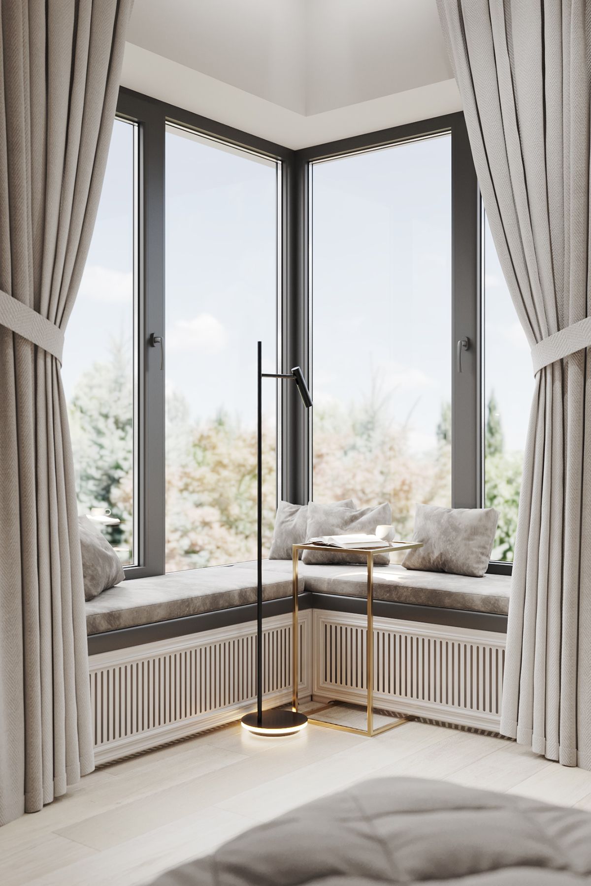 сидячий подоконник