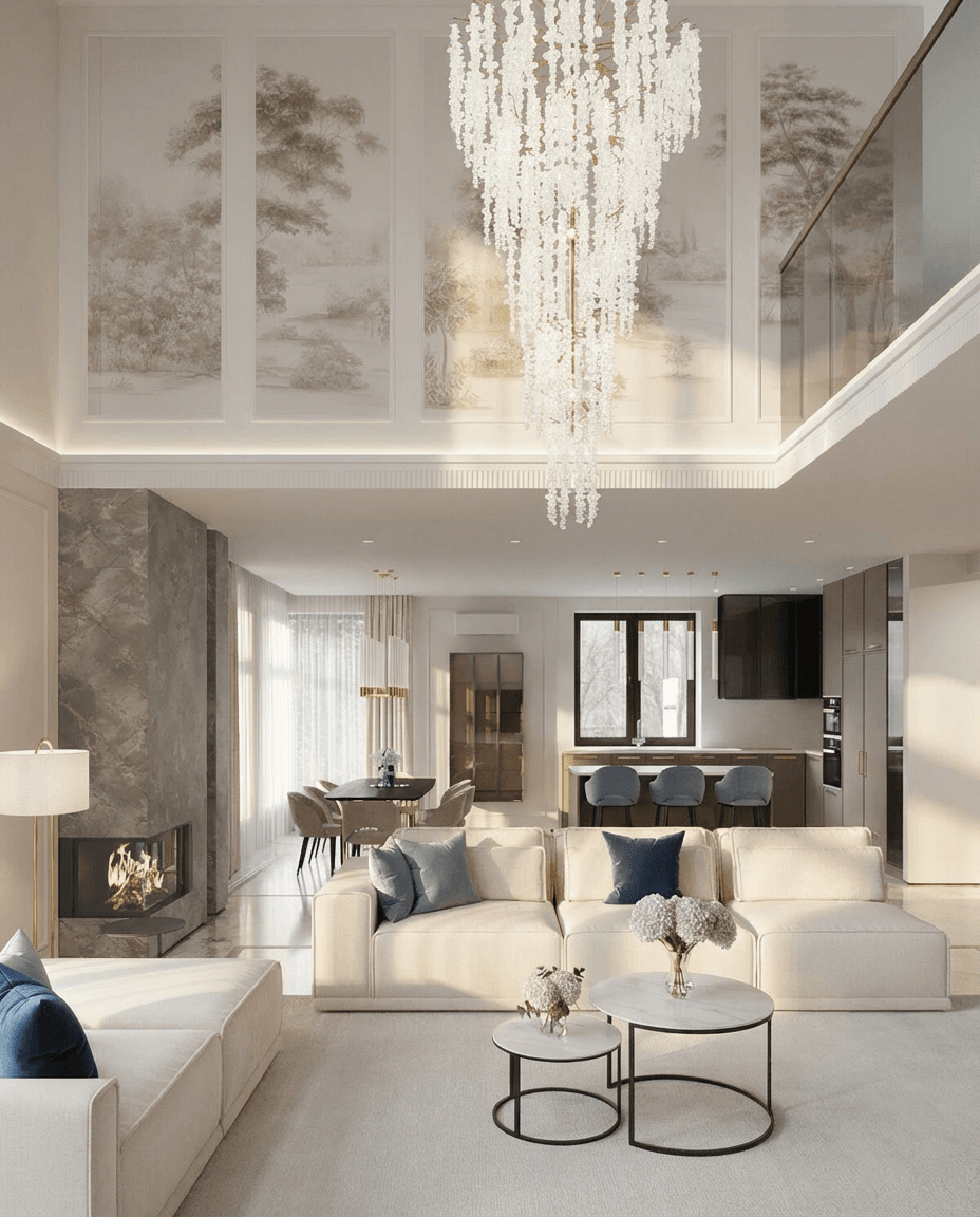 Гостиная со вторым светом