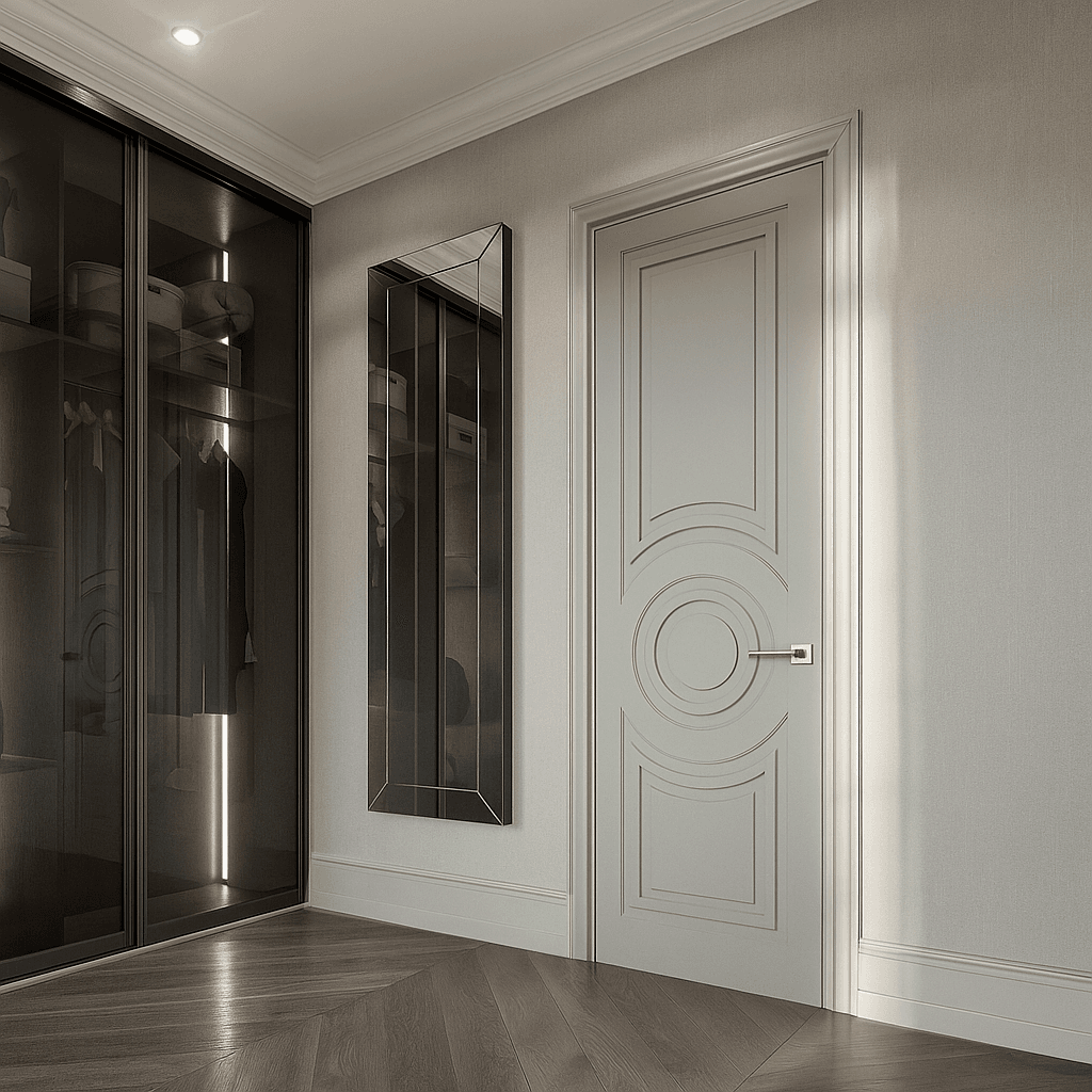 дизайн открытой гардеробной