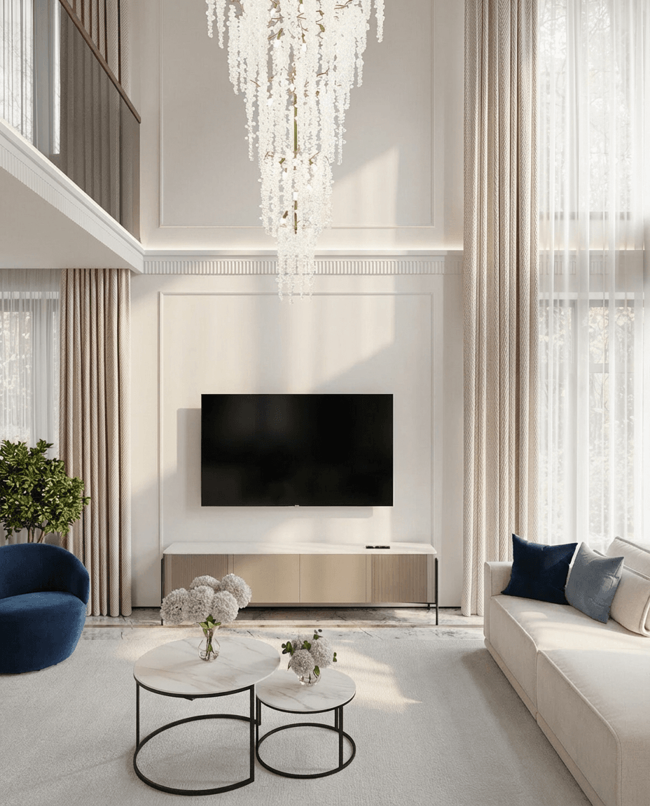 Гостиная со вторым светом