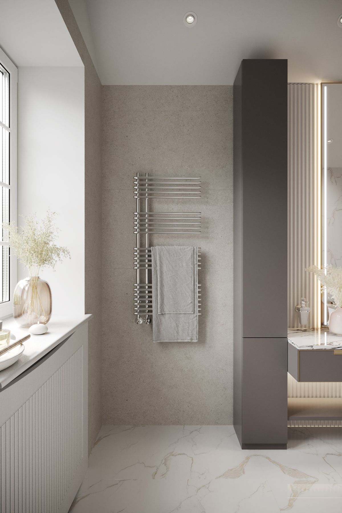 дизайн ванной в загородном доме