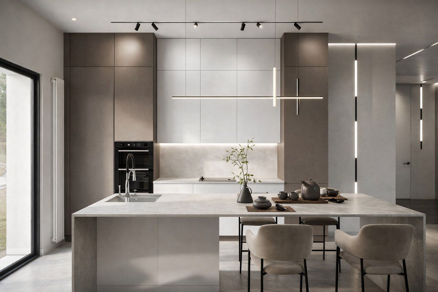 Кухня в загородном доме