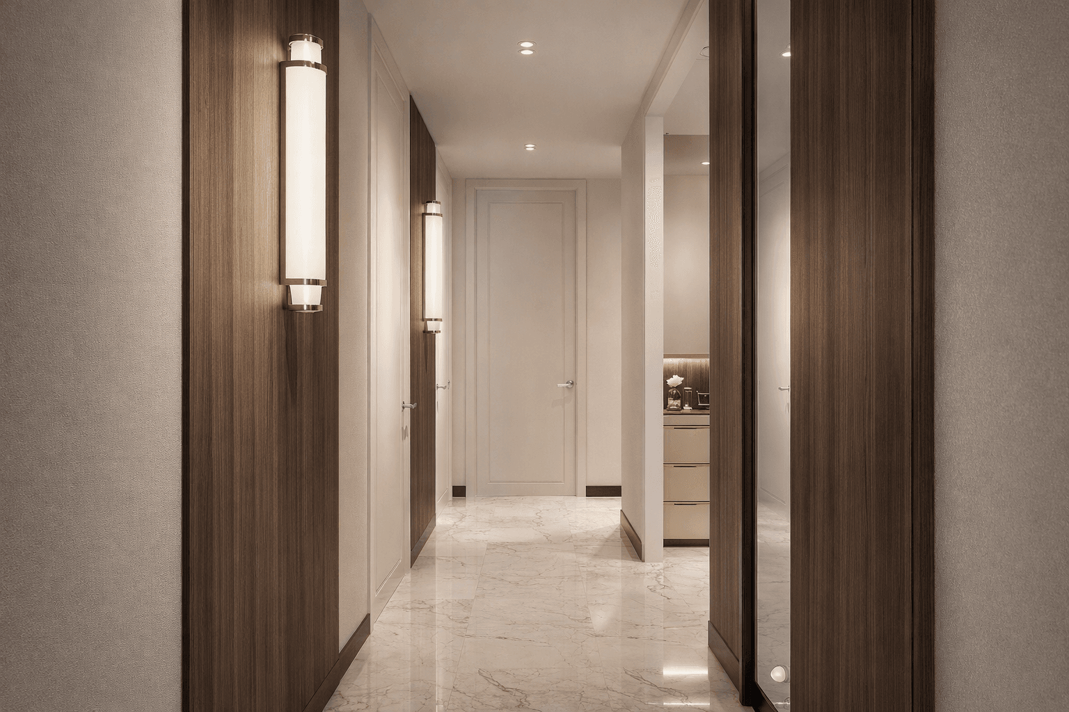 дизайн интерьера прихожей в современном стиле