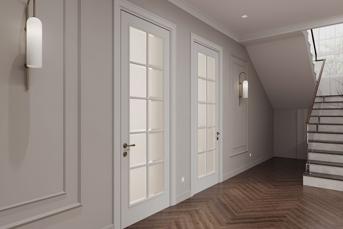 стеклянная лестница 