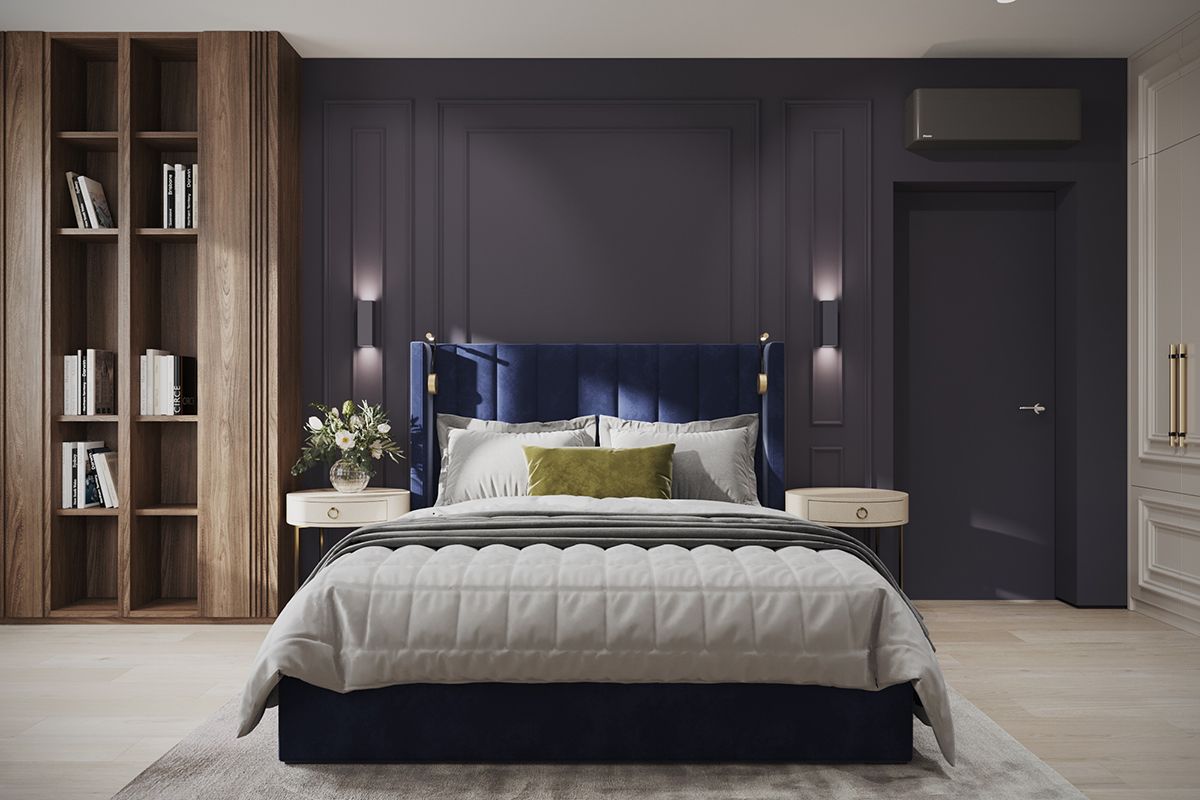 спальня в стиле неоклассика