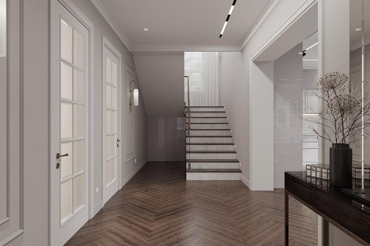 стеклянная лестница 