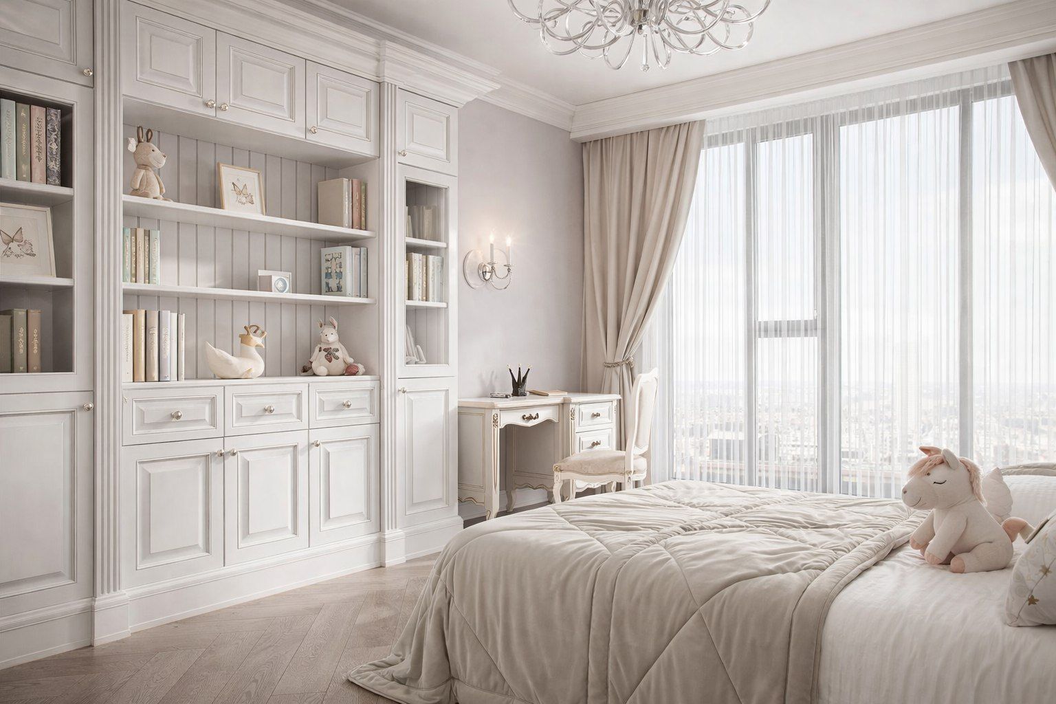 дизайн детской комнаты в классическом стиле